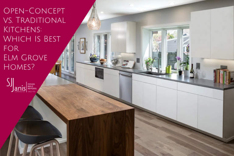 Open-Concept vs. Traditional Kitchens