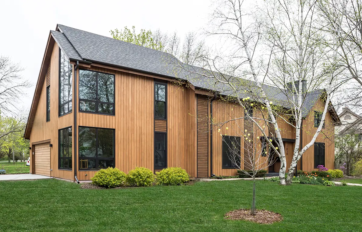 Home addition exterior by S.J. Janis Company in SE Wisconsin
